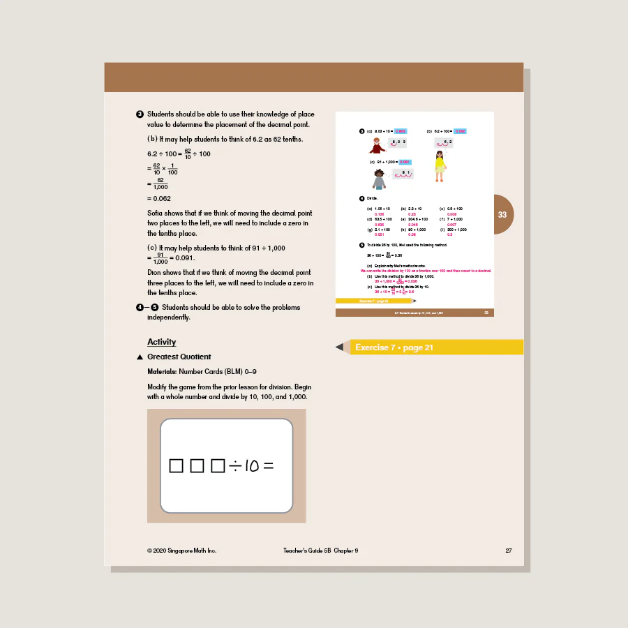 Dimensions Math Teacher's Guide 5B - Blemished - Image 4