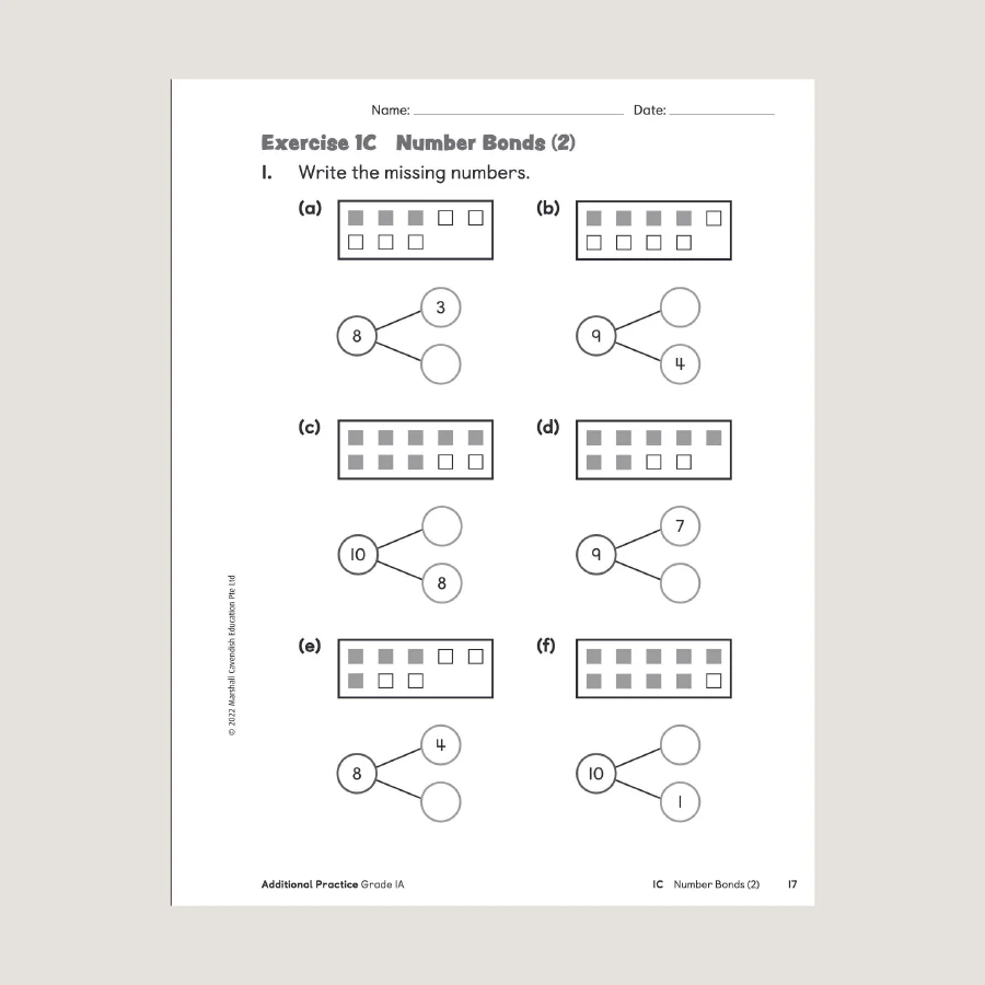 Primary Mathematics Additional Practice 1A (2022 Edition) - Image 3