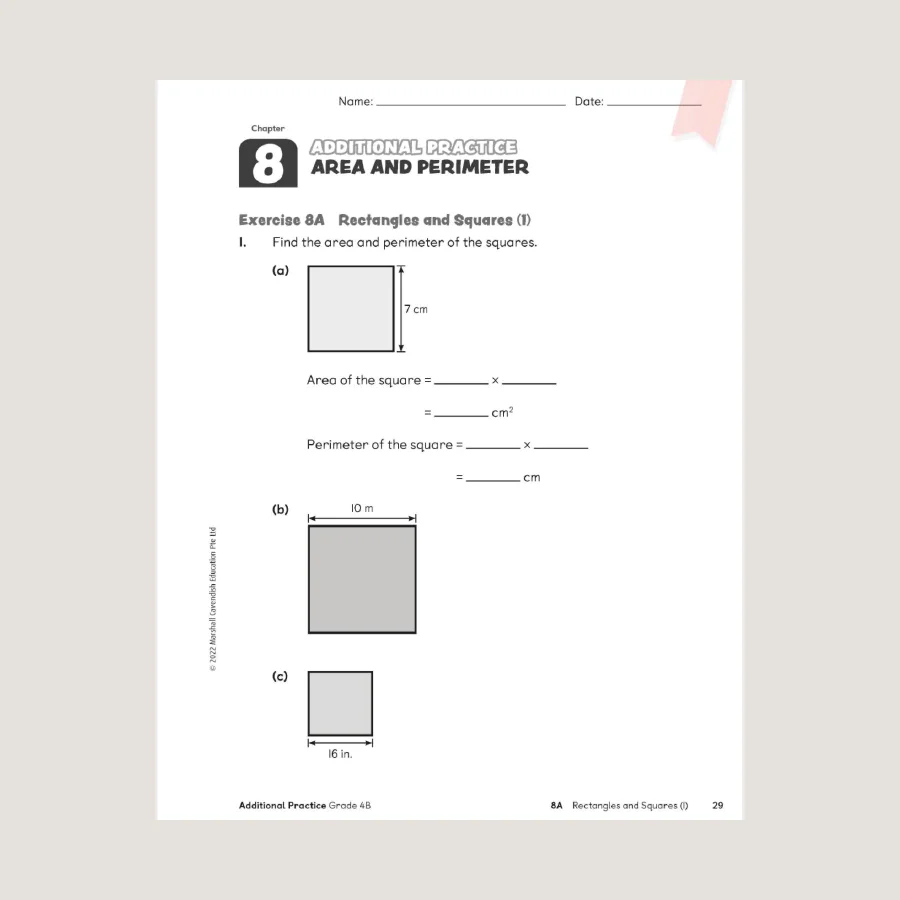 Primary Mathematics Additional Practice 4B (2022 Edition) - Image 2