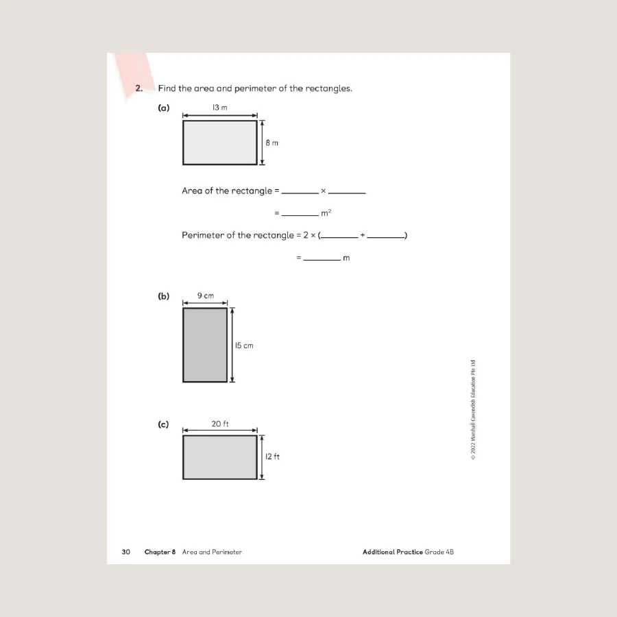 Primary Mathematics Additional Practice 4B (2022 Edition) - Image 3