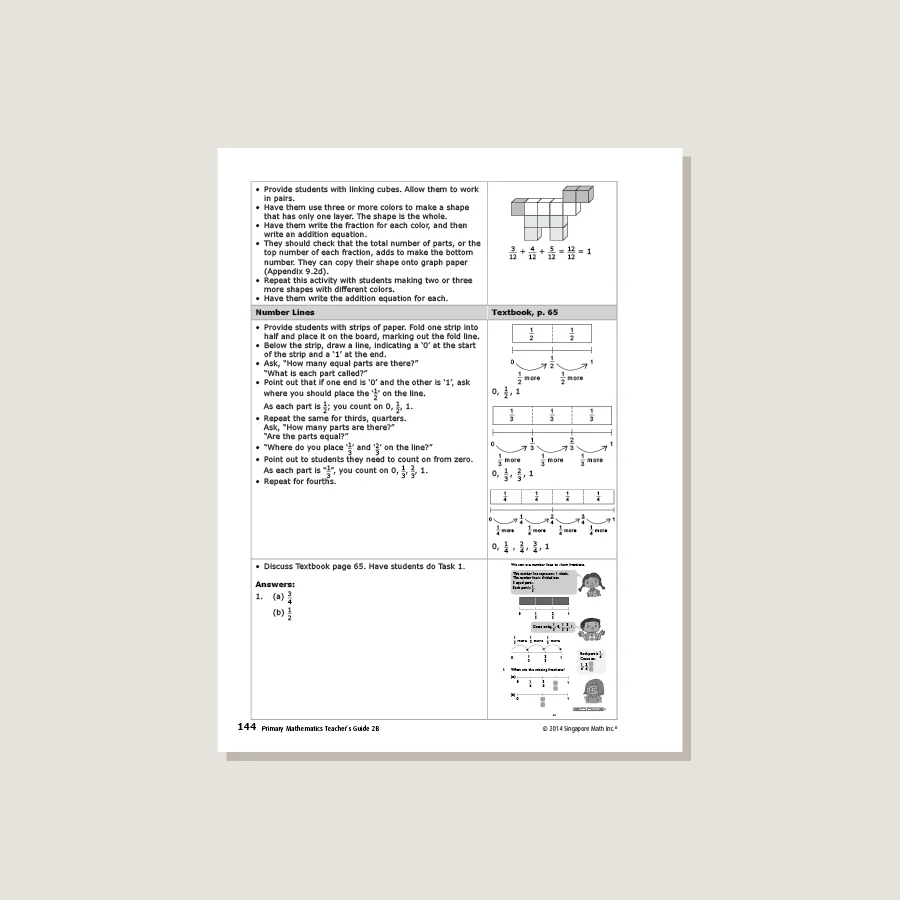 Primary Mathematics Common Core Edition Teacher's Guide 2B - Image 3