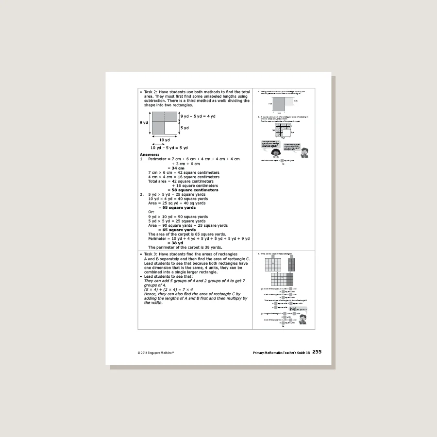Primary Mathematics Common Core Edition Teacher's Guide 3B - Image 3
