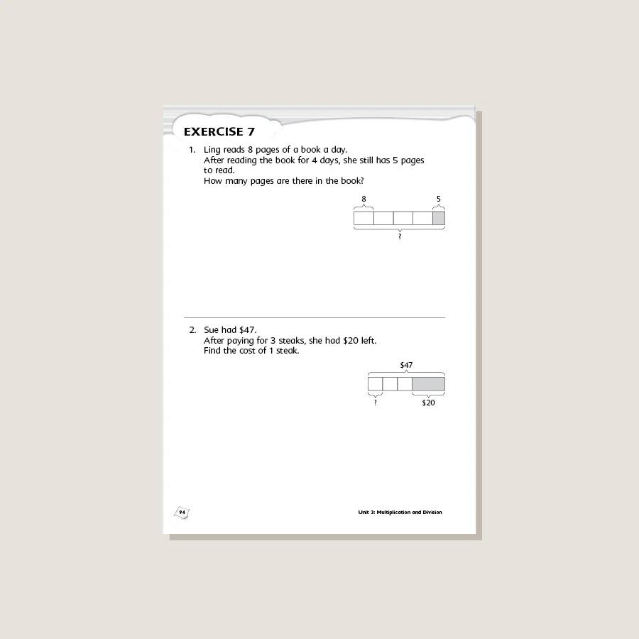 Primary Mathematics Common Core Edition Workbook 3A - Image 3