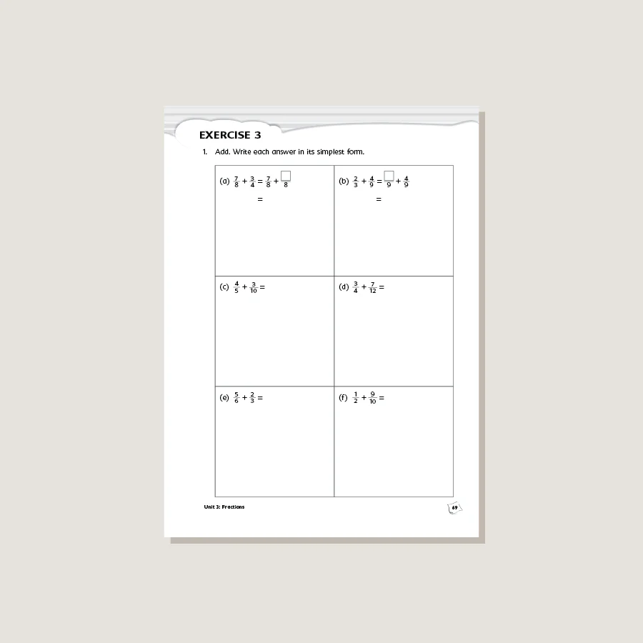 Primary Mathematics Common Core Edition Workbook 5A - Image 3