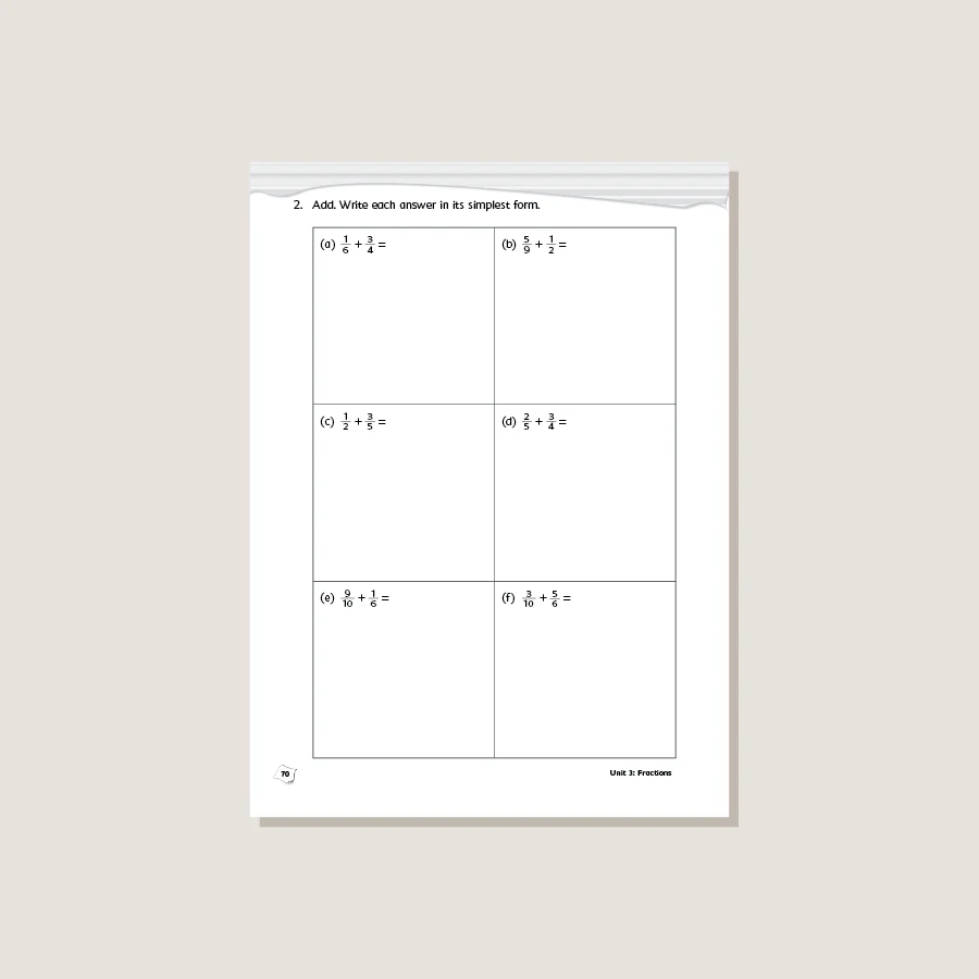 Primary Mathematics Common Core Edition Workbook 5A - Image 4