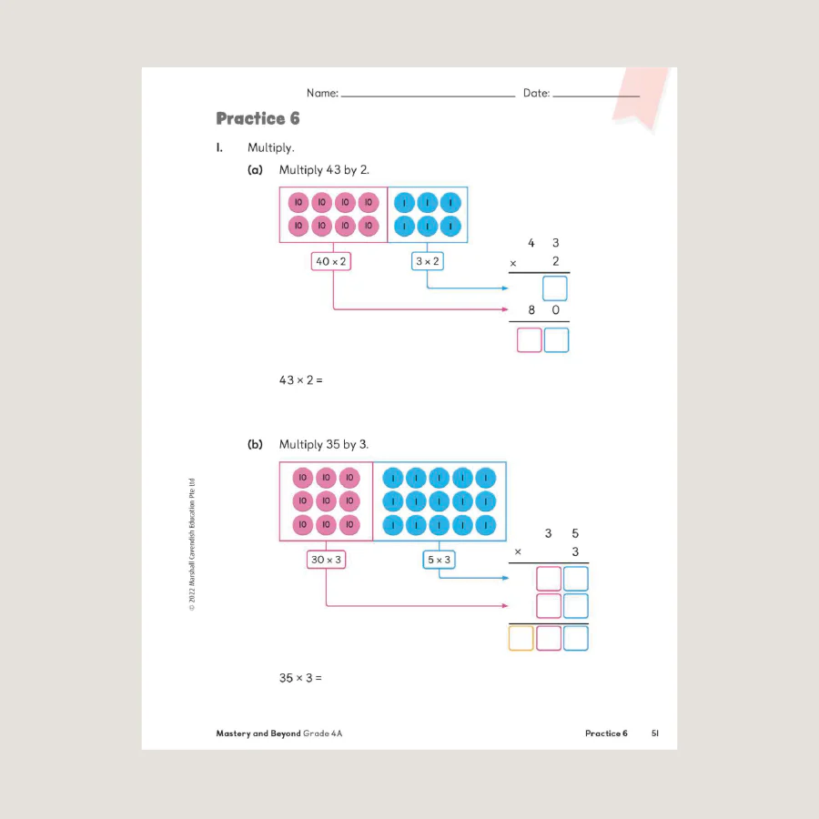 Primary Mathematics Mastery and Beyond 4A (2022 Edition) - Blemished - Image 4