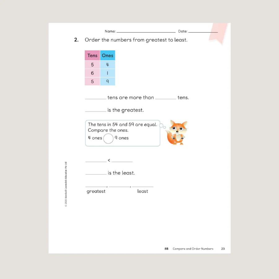 Primary Mathematics Student Book 1B (2022 Edition) - Image 4