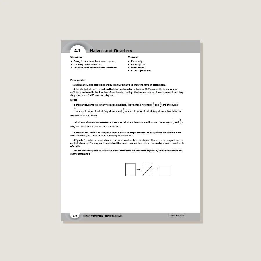 Primary Mathematics U.S. Edition Teacher's Guide 2B - Image 3